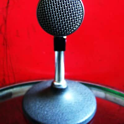 Vintage 1980's Audio-Technica ATM29HE dynamic hyper cardioid microphone Low Z w accessories # 3 image 7