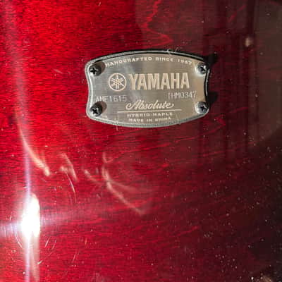 Yamaha AM2F40J Absolute Hybrid Maple 10x7/12x8/16x15/22x14” 4pc Shell Pack 2014 - Present - Classic Walnut image 3