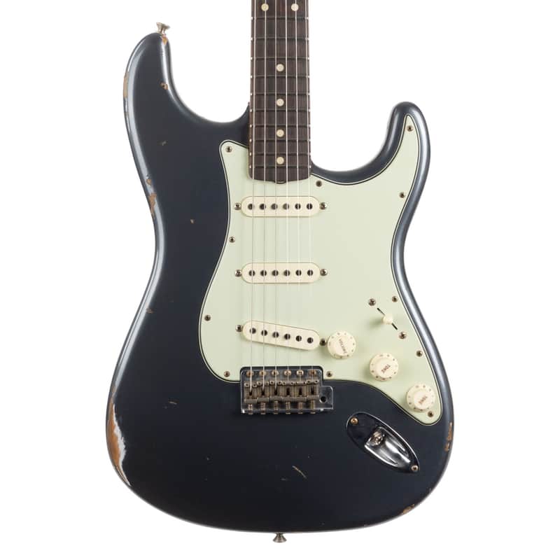 Used Fender Custom Shop '61 Stratocaster Relic Charcoal Frost Metallic 2020 image 1