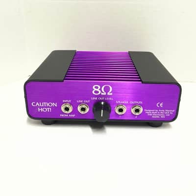 THD Hot Plate Power Reactive Attenuator 8 Ohm Purple Volume Control Load Box Amp Power Soak w Manual and Box image 7