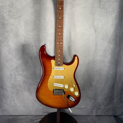 2019 Fender Player Stratocaster Plus Top, Texas Special Pickups, Tobacco Sunburst image 2