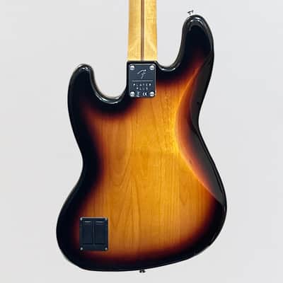 Fender Player Plus Active Jazz 4 String Electric Bass Guitar - Sunburst image 4