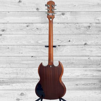 Used Epiphone Faded G-400 Electric Guitar - Worn Brown (7 lb 1 oz) image 3