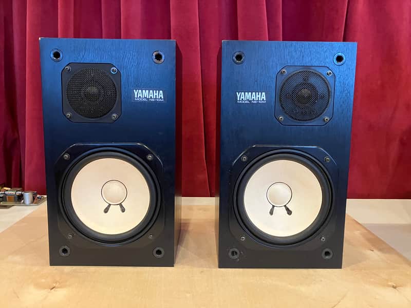 Yamaha NS-10M (Pair) 1980s - Black with spare HF drivers image 1