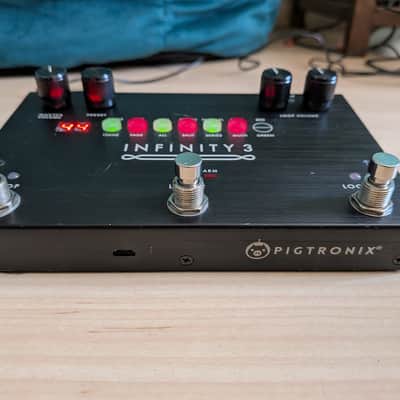 Pigtronix Infinity 3 Looper 2021 - Black image 3