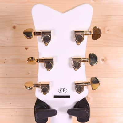 Gretsch G5022CWFE Rancher Falcon Solid Spruce Top Jumbo Cutaway Acoustic-Electric Guitar - White image 11