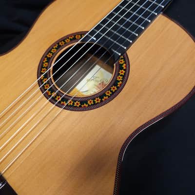 New Jose Ramirez Cedar Estudio 140 Classical Nylon String Guitar w/ Logo'd Hard Case image 9