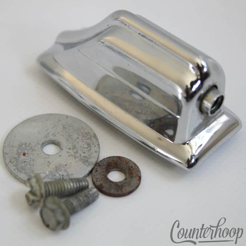 Rogers Beavertail Tom Drum Lug Chrome Powertone/Holiday Cleveland-Dayton 60s USA image 1