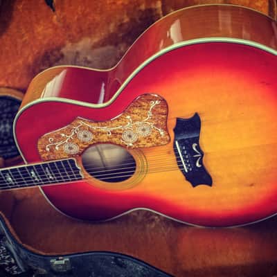1970 Morales Zen-On Japan M350 Western Folk Acoustic Guitar MIJ Gibson J200 Copy image 1