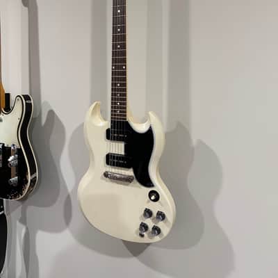 Gibson Custom Shop 1963 SG Special Reissue Antique Polaris White VOS image 7