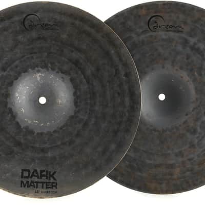 Dream DMHH15 15-inch Dark Matter Hi-hat Cymbals  Bundle with Dream BAG22D Deluxe Cymbal Bag with Dividers - 22-inch image 3