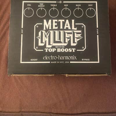 Electro-Harmonix Metal Muff Distortion with Top Boost 2006 - Present - Black image 2