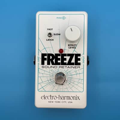 🥶 Electro-Harmonix Freeze Nano Sound Retainer Sustain Pedal 2010 - Present - Blue / Gray image 4