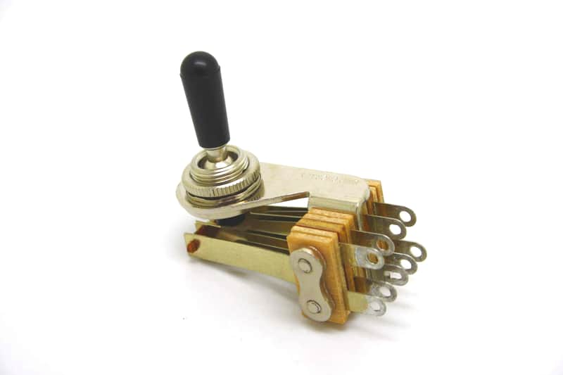 SWITCHCRAFT ANGLE TOGGLE SWITCH 3 WAY 4 POLE KNOB FOR DOUBLE NECK GIBSON SD-1275 image 1