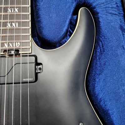 Used Schecter C-1 SLS Elite Evil Twin w/ Case image 10