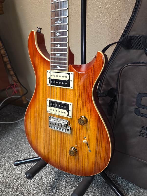 PRS SE Custom 24 Zebrawood 2017 - 2019 | Reverb