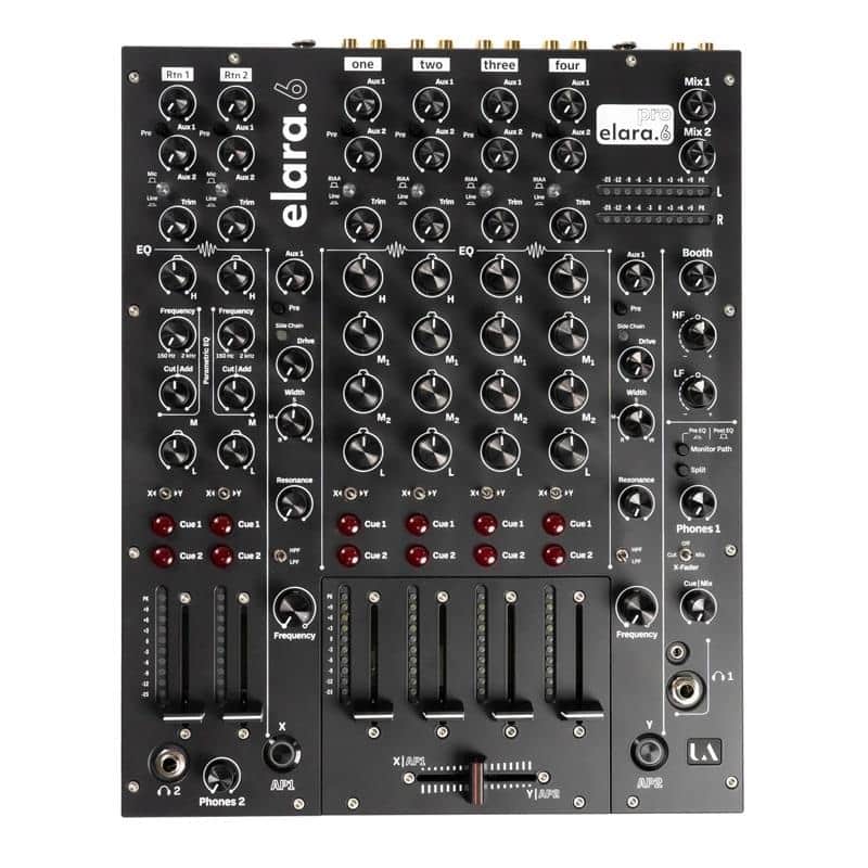 Union Audio elara.6 Linear [Made-to-order item / Delivery time 3 to 6 months] [Professional 6-channel DJ mixer, linear fader model] (Union Audio) image 1