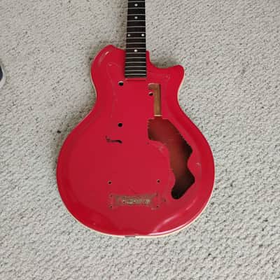 1964 Airline Supro Res-o-glass Husk Vintage Cool! Rare Excellent neck and frets, Luthier parts project restoration 1960s 60s 64 image 3