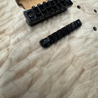 Carlino Rock Bottom Bridge/sustain block / tailpiece System 2025 - Gloss Black image 1