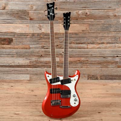 Mosrite Joe Maphis Double Neck Orange 1971 image 4
