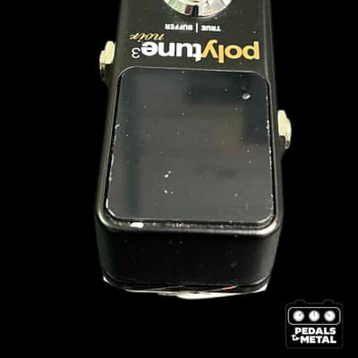 TC Electronic Polytune 3 Noir Mini Polyphonic Tuning Pedal -x19084 image 3