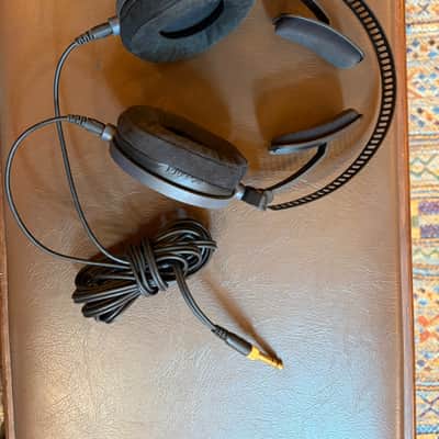 Audio-Technica ATH-R70X Open-Back On-Ear Reference Monitor Headphones 2010s - Black image 1