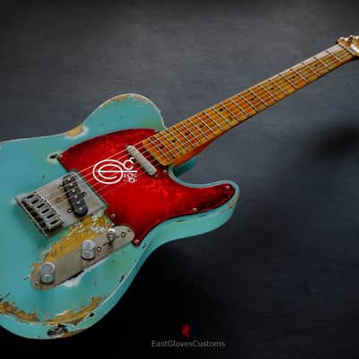 Fender Telecaster Daphne Blue Heavy Aged Heavy Relic image 4