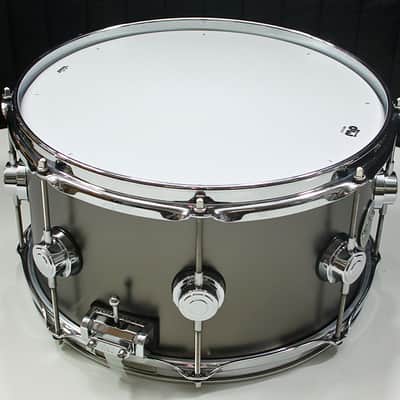 DW Collectors Satin Black Over Brass 7" x 13" Snare Drum w/ VIDEO! image 6