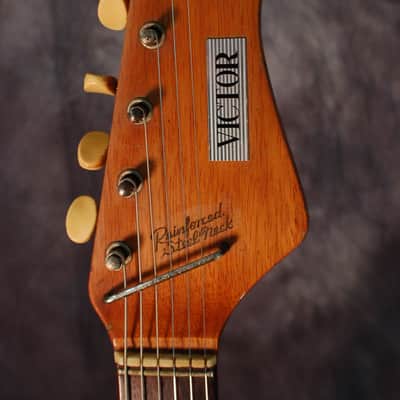 1960's Victor Model EG-35 Dual Pickup Mirror'd Pickguard Pro Setup RED image 6