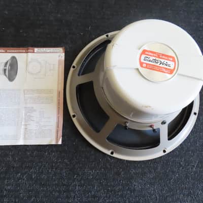 ELECTRO-VOICE SRO/15 70's near MINT w/ Original Cone #76575 CLEAN & Paperwork Schematic image 2
