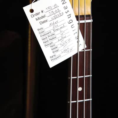 Nash JB-63 Olympic White Bass Guitar image 14
