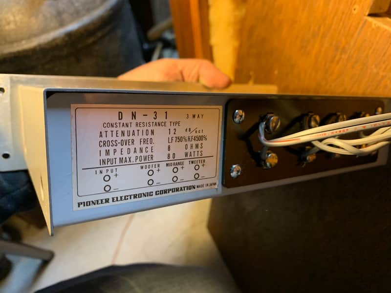Pioneer DN-31 Audiophile Dividing Network / Crossovers (pair) | Reverb
