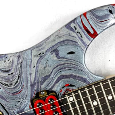 Custom Swirl Painted and Upgraded Ibanez Gio RG Electric Guitar image 9