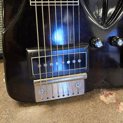 New Zealand Made Lomax Brand Double 8 String Lapsteel W/OHSC image 3
