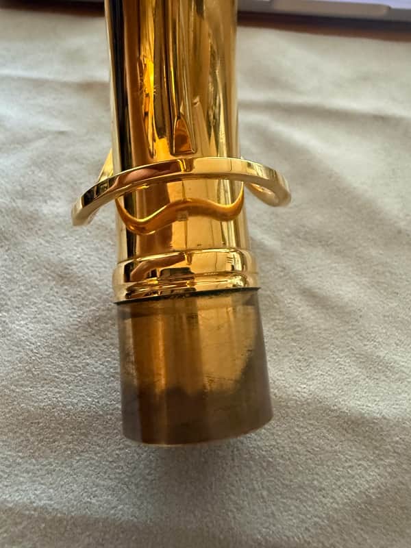 Selmer Tenor Saxophone Neck Gold Plated 2018 - Plaqué or image 1