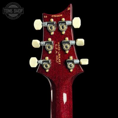 PRS Wood Library DGT 10 Top Red Tiger Sprayer's Choice Korina / Brazilian RW w/case 0422534 image 12