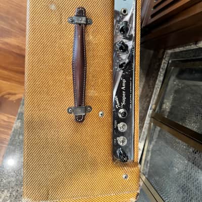 1954 Fender Super 5C4 Wide-Panel Tweed Combo Amp image 3