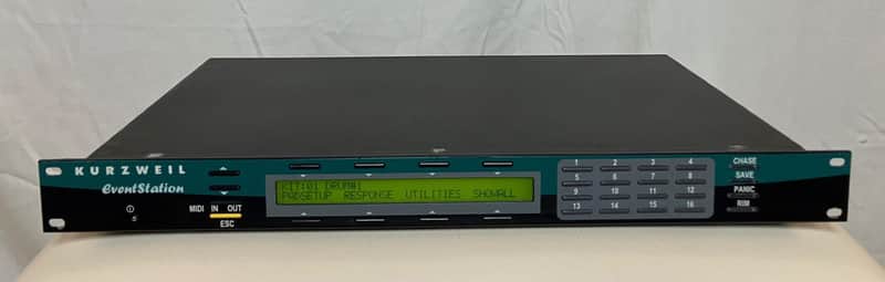 Kurzweil Event Station Vintage MIDI Sequencer Trigger Interface Rare Powers Up