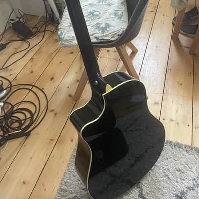 Breedlove Altas Stage Black Magic D25 Dreadnought 2010 Black image 3