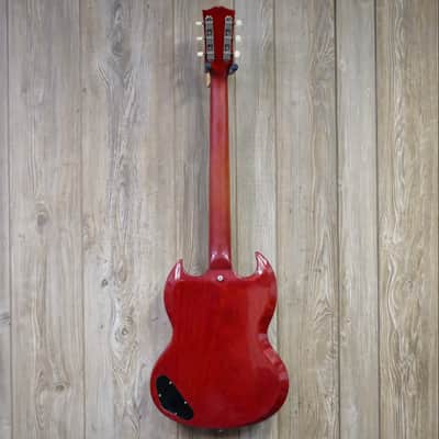 Gibson SG Junior 1964 w/ original alligator chipboard case- Cherry image 4