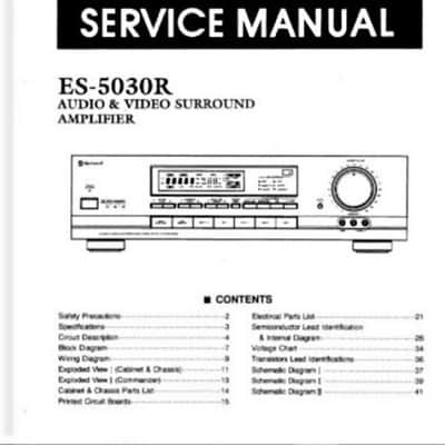 SHERWOOD ES-5030 Verstärker * BEDIEN-oder-SERVICE-Anleitung in deutsch or english * ab 6,95€ Bild 2