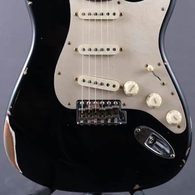 Fender Custom Shop Limited Roasted Bighead Stratocaster Relic - Black image 2