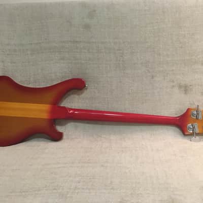 Left Hand Lefty Bass Paul McCartney 2000's Psychedelic Finish Stereo Output Neck Through DCustom image 11