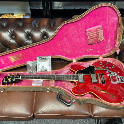 Gibson ES-335TD with Bigsby 1961 - Cherry image 24
