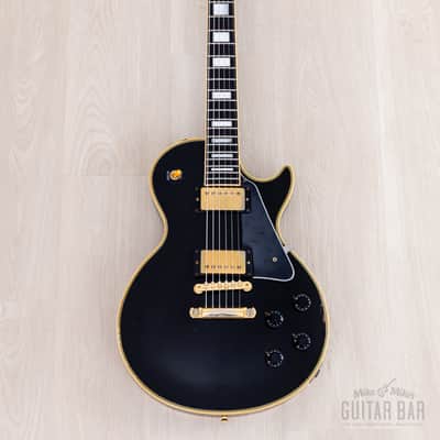 1992 Gibson Pre-Historic ‘57 Les Paul Custom Black Beauty LPB7 w/ '57 Classic PAFs & Case image 2