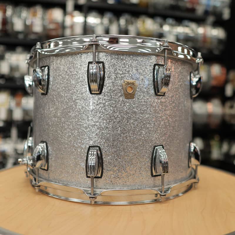 Ludwig Classic Maple 10x14" Snare Drum (Silver Sparkle) image 1