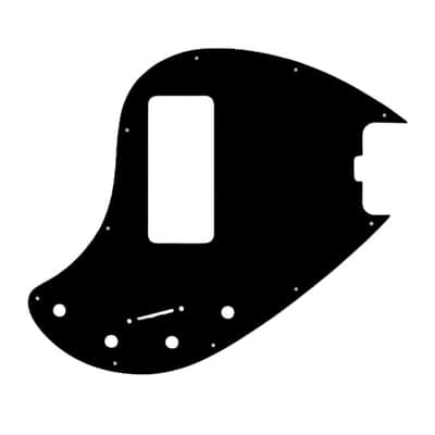 Custom Pickguard For 1999 - 2018 Made in America Ernie Ball Music Man Ernie Ball Music Man StingRay 5 H - Black/White/Black .090"