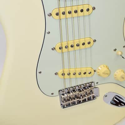 2023 Fender American Vintage II 1961 Stratocaster Electric Guitar, Rosewood Fingerboard, Olympic White w/ Case image 6