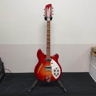Used Rickenbacker 330/12 12-String Electric Semi-Hollow Body Electric Guitar Fireglo with Original Case 2007 USA image 2