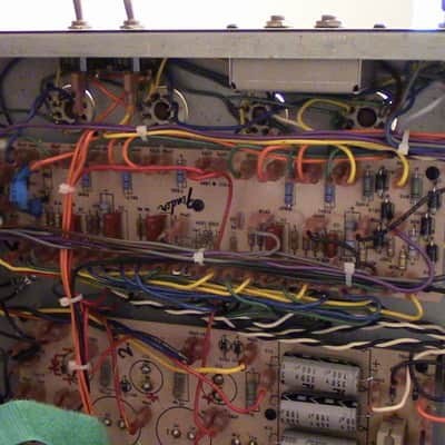 Fender Custom Shop Rumble 300 Bass Head  and  Sub Cabinet 1995 Blonde image 22